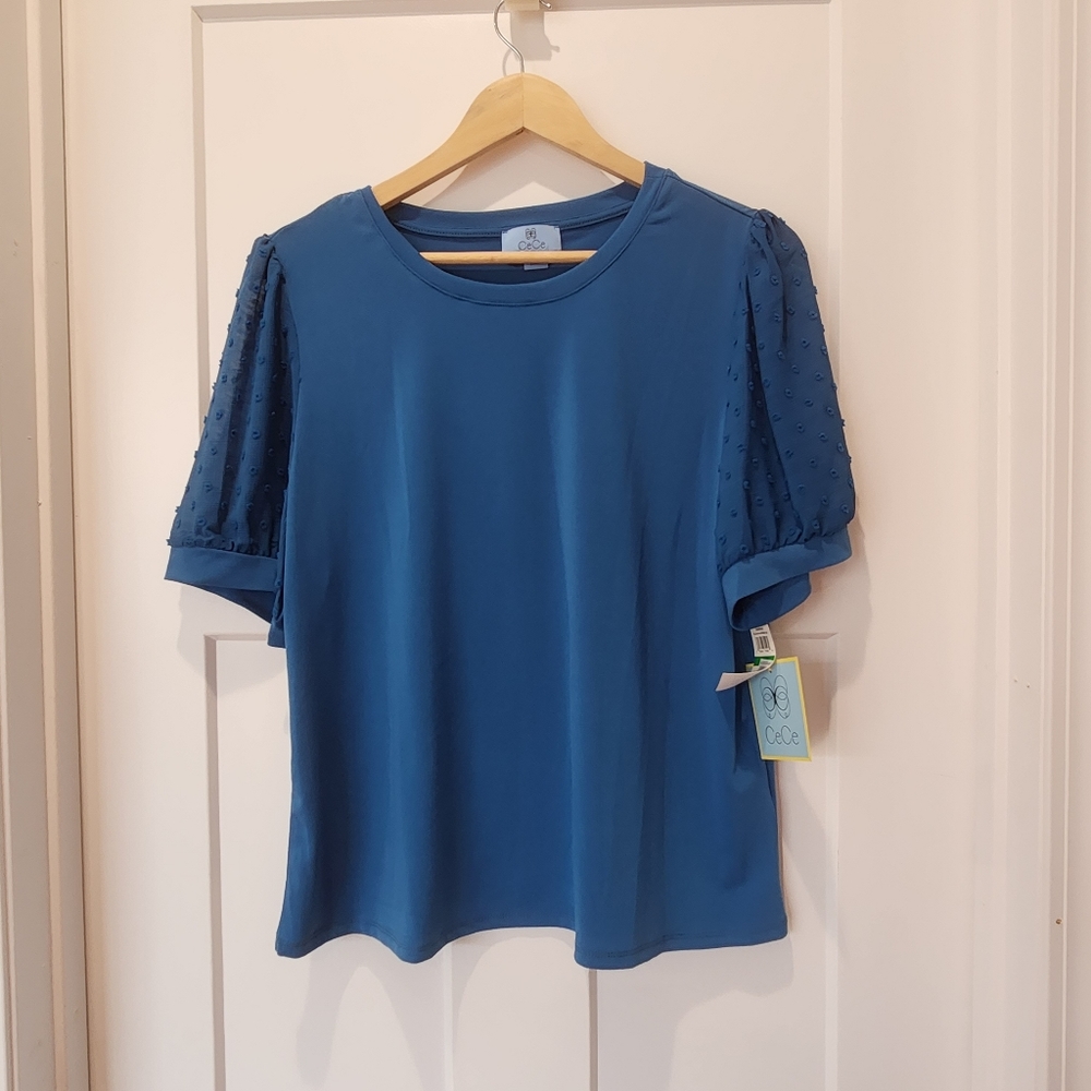 Turquoise/Teal Blouse from CeCe